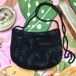 Last Chance! 90s hand beaded Carla Marchi Purse Handmade Regency Dance - Formal